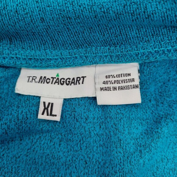 Niagara Falls Men's 1/4 Zip Fleece Sweatshirt Blue Size XL Embroidered - Picture 4 of 8